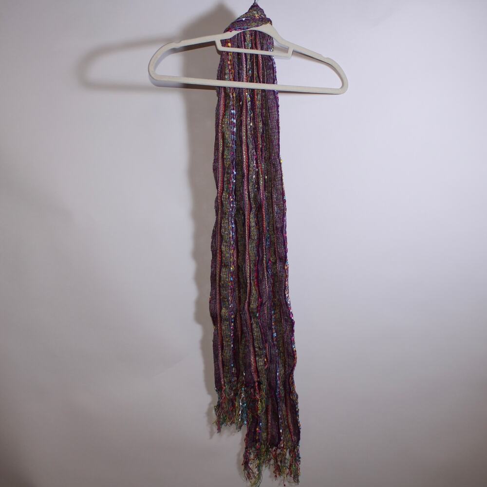 Y2K Mark. Hannah Montana Multicolored Glittery Scarf